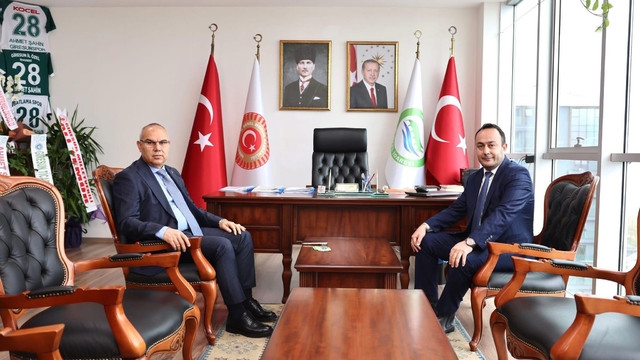 Giresun Valisi Koç, İl Genel Meclis Başkanı Şahin'i ziyaret etti