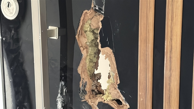 Burdur'da inşaat halindeki apartmana zarar veren şahıslar yakalandı