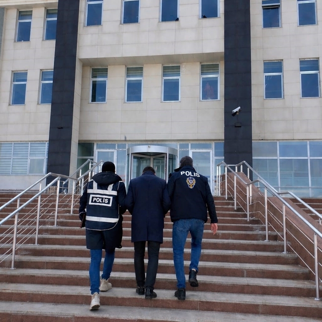 21 yıl hapis cezası bulunan 1 kişi Kars'ta yakalandı