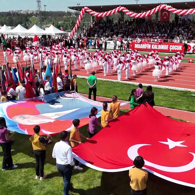 Adıyaman'da 23 Nisan coşkuyla kutlandı