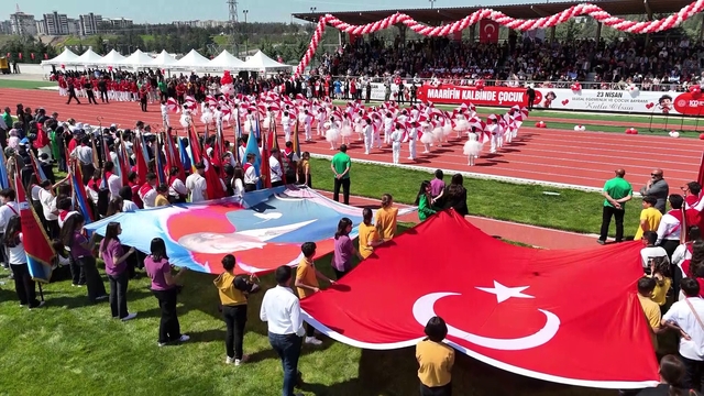 Adıyaman'da 23 Nisan coşkuyla kutlandı