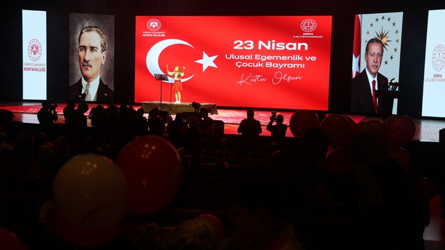 Konya'da 23 Nisan Ulusal Egemenlik ve Çocuk Bayramı coşkusu