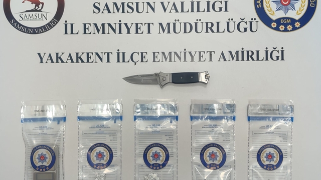 Samsun'da uyuşturucu operasyonunda 2 zanlı yakalandı
