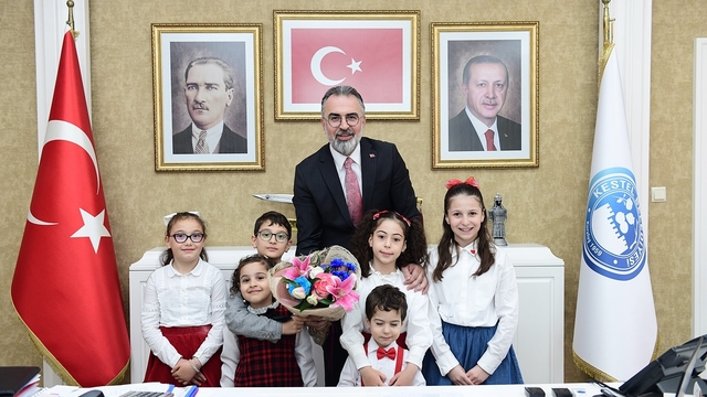 23 Nisan coşkusu Kestel'de birlik ve beraberlik içerisinde kutlandı