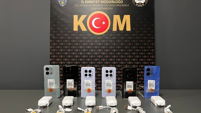 Kırşehir'de kaçak cep telefonu operasyonu