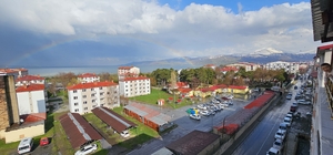 Tatvan'da gökkuşağı görsel şölen sundu