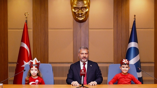 Minikler 23 Nisan'ı coşkuyla kutladı
