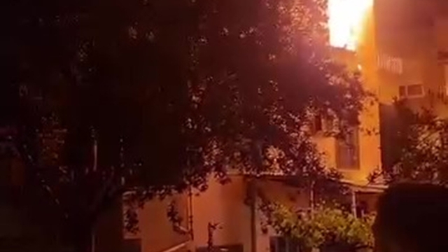 Mersin'de ev yangını