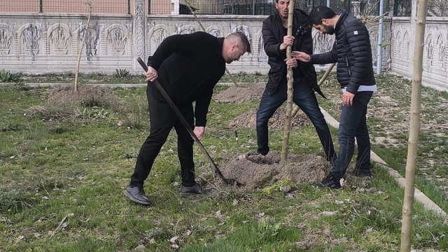 Patnos RAM'da ağaçlandırma çalışması