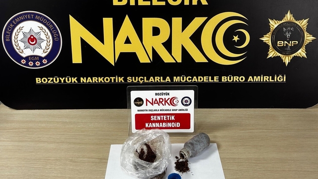 Bilecik'te uyuşturucu operasyonu: 1 şüpheli yakalandı