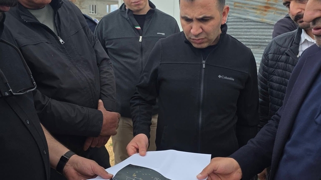 Harmanlı Beldesinde kalıcı konutlar ve cami inşaatı incelendi