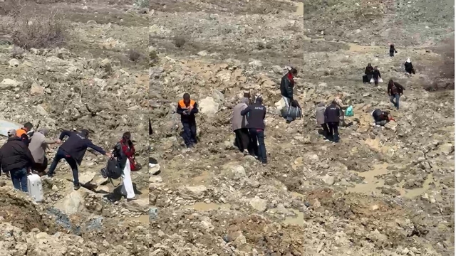 Hakkari-Van yolunda Jandarma ve AFAD'dan geçiş desteği
