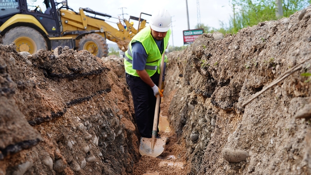 Ortaca'da 4 bin 250 metre içme suyu hattı yenilendi