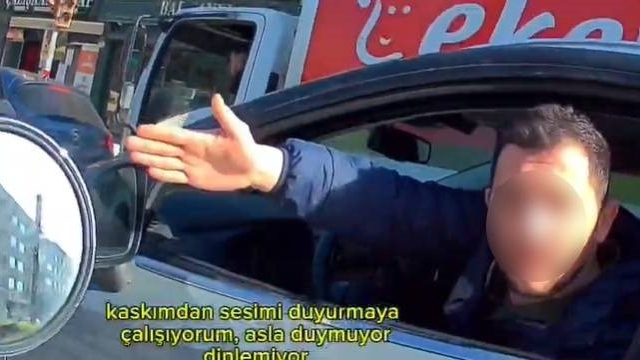 Eskişehir'de seslerin yükseldiği gergin trafik tartışması kamerada