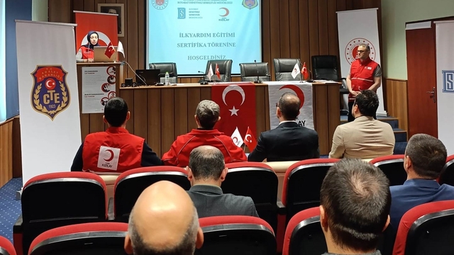 Boyabat'ta denetimli serbestlik müdürlüğü personeline ilk yardım eğitimi verildi