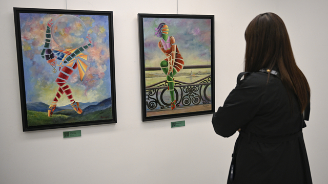 Ressam Nazende Yücel'in "Yediveren Kadınlar" sergisi Ankara'da açıldı