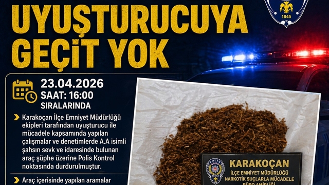 Karakoçan'da uyuşturucuyla mücadele: 1 gözaltı