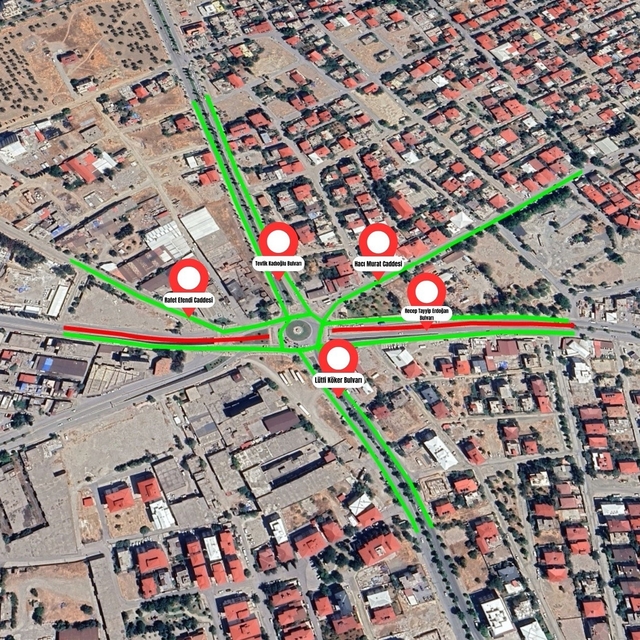 Kahramanmaraş'ta alt geçit tadilat nedeniyle kapatıldı