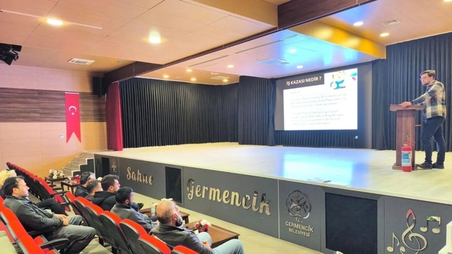 Germencik Belediyesi'nden personele iş güvenliği eğitimi