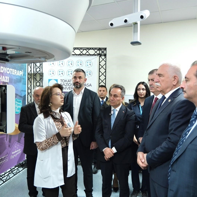 TOGÜ Hastanesi'nde radyoterapi cihazı törenle hizmete girdi
