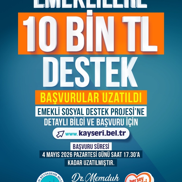 Emeklilere 10 bin TL destek başvuru süresi uzatıldı