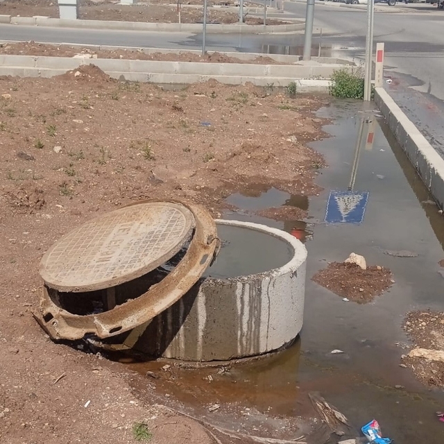 Gölbaşı'nın ortasında lağım rezaleti