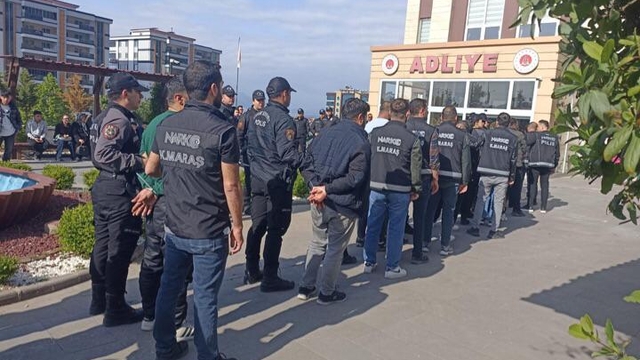 Kahramanmaraş merkezli uyuşturucu soruşturmasında 45 tutuklama