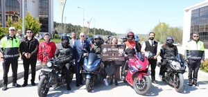 Sinop'ta motosiklet kazalarına dikkat çekildi