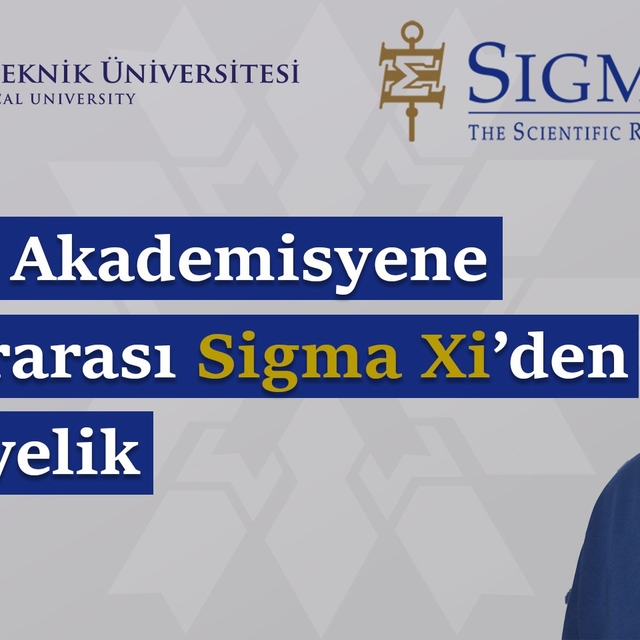ETÜ'lü akademisyene uluslararası Sigma Xi'den tam üyelik