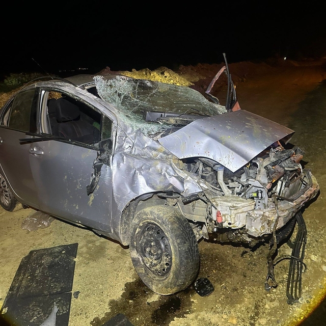 Edirne'de otomobil takla attı; 2 yaralı