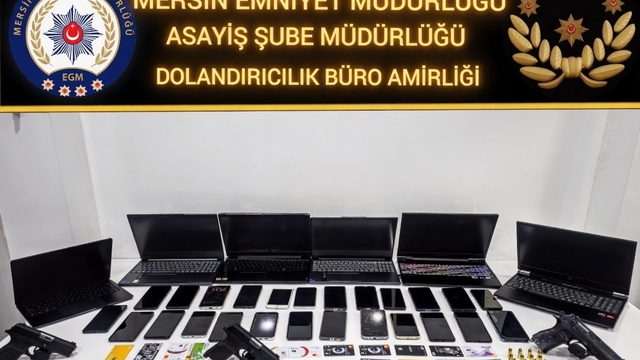 Mersin'de 100 milyonluk işlem hacmine sahip dolandırıcılık çetesine operasyon; 7 tutuklama