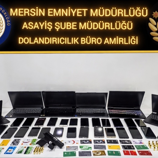 Mersin'de 100 milyonluk işlem hacmine sahip dolandırıcılık çetesine operasy...