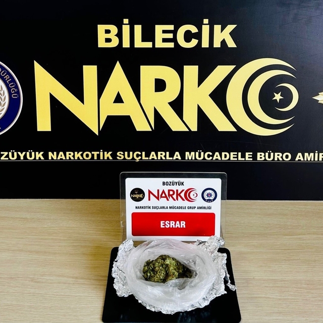 Bilecik'te uyuşturucu operasyonu: 1 gözaltı