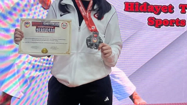 Diyarbakırlı sporcu, dünya 2'ncisi oldu