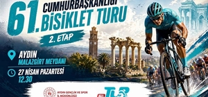 Cumhurbaşkanlığı 61. Türkiye Bisiklet Turu'nun 2. Etabı Aydın'dan başlayaca...