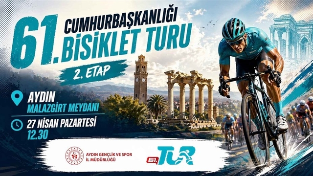 Cumhurbaşkanlığı 61. Türkiye Bisiklet Turu'nun 2. Etabı Aydın'dan başlayacak