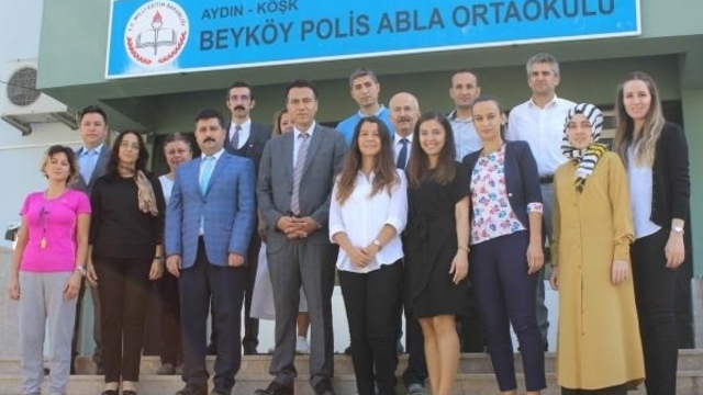 Köşk Beyköy Poliis Abla Ortaokulu'nu gururlandıran mektup