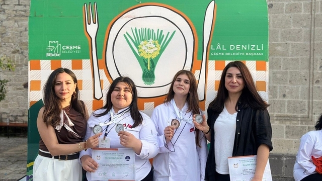 Köşk'lü öğrenciler Uluslararası Alaçatı Ot Festivali'nde büyük bir başarıya imza attılar