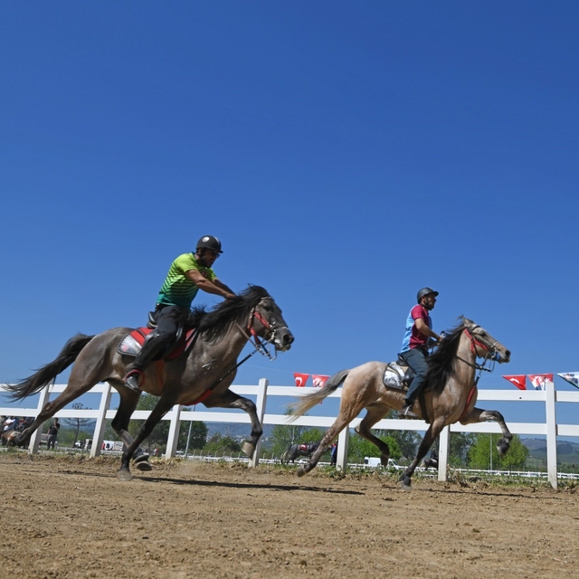Osmangazi'de Geleneksel Rahvan At Koşusu coşkusu