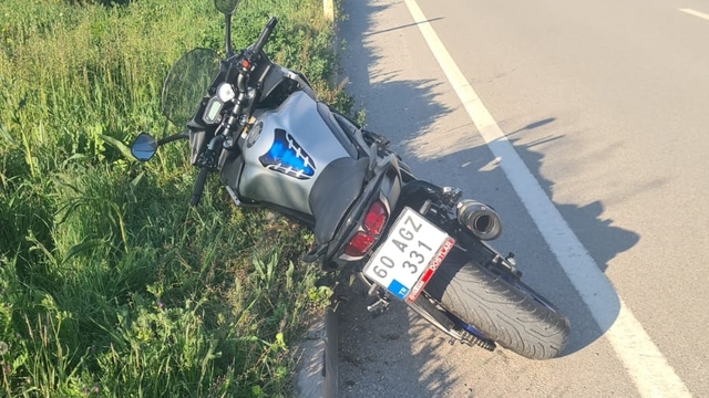 Tokat'ta devrilen motosikletin sürücüsü öldü