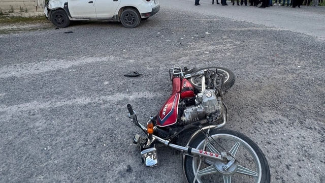 Karapınar'da motosiklet ile otomobil çarpıştı: 1 yaralı