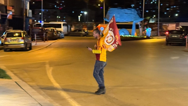 Zonguldak'ta taraftarlar Galatasaray'ın galibiyetini kutladı