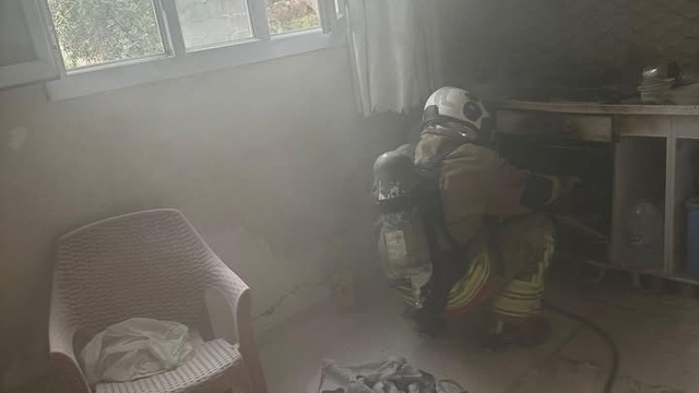 Reyhanlı'da ev yangını