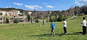 Bilecik'te koruma altındaki çocuklar doğa ve futbolla buluştu