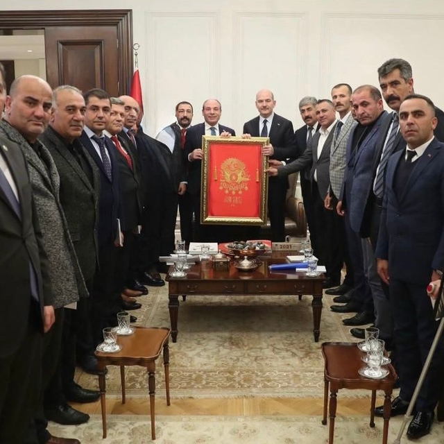 Şehit aileleri ve gazilerden Soylu'ya tam destek