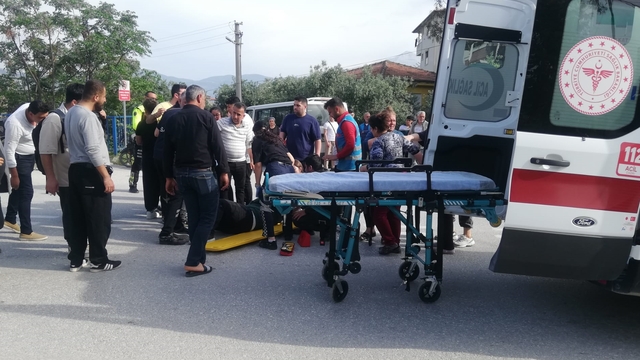 Hatay'da devrilen motosikletin sürücüsü yaralandı
