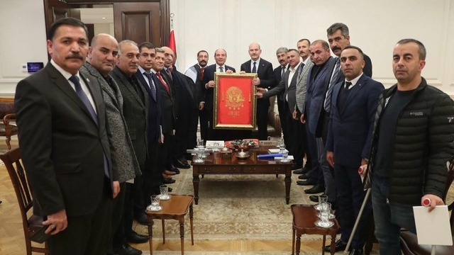 Şehit aileleri ve gazilerden Soylu'ya tam destek