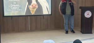 Köşk'te üreticilere buzağı ölümleri ve üreme verimliliği eğitimi