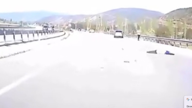 Kazada hayatını kaybeden motosiklet sürücüsünün son görüntüleri ortaya çıktı