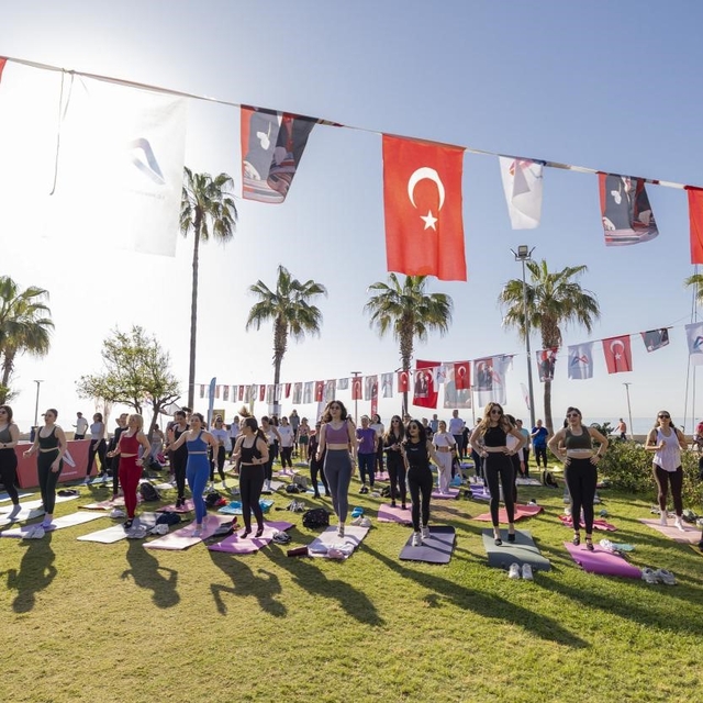 Mersin'de Bahar Spor Şenliğine yoğun ilgi